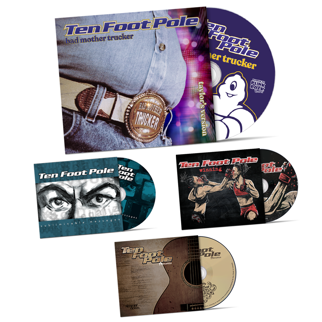 TEN FOOT POLE - "Bad Mother Trucker : Taylor's Version" (CD)