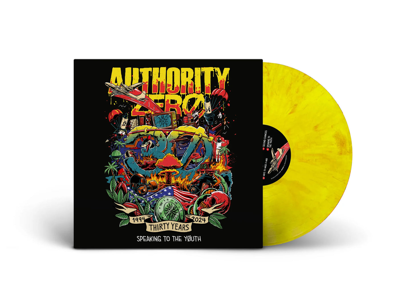 AUTHORITY ZERO - "Speaking To The Youth" (SBAM 163) (LP)