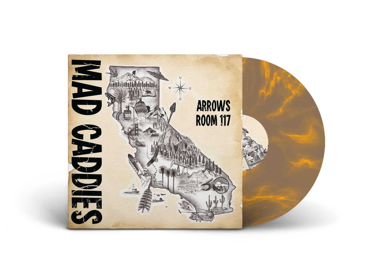 MAD CADDIES - "Arrows Room 117" (SBAM 127) (LP/CD)