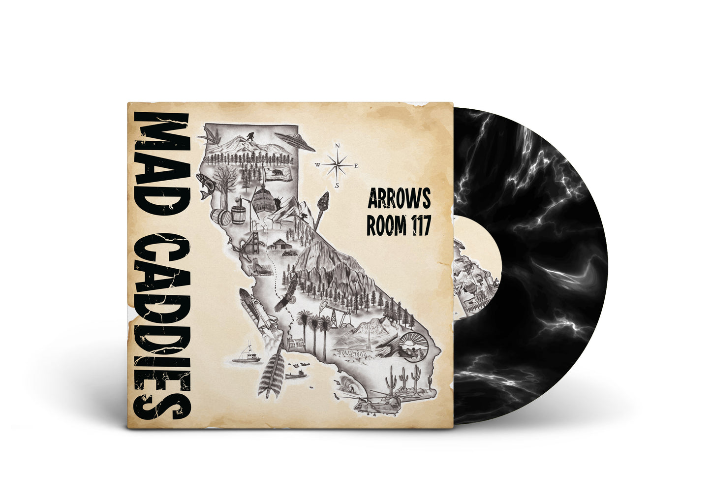 MAD CADDIES - "Arrows Room 117" (SBAM 127) (LP/CD)
