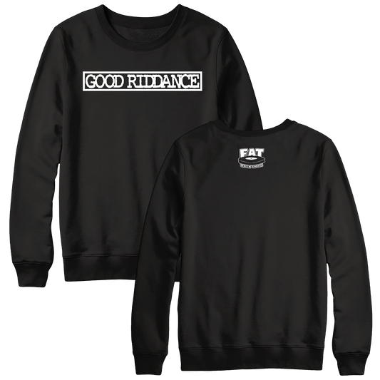 GOOD RIDDANCE - "Bar Logo" (Black) (Crewneck)