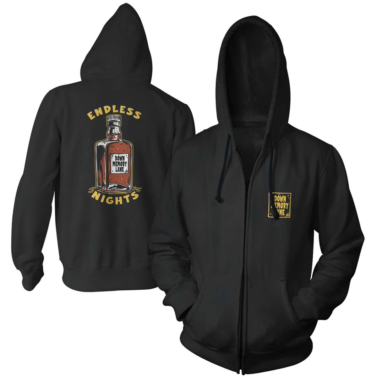 DOWN MEMORY LANE - "Endless Nights" (Zip Hoodie)