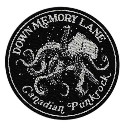 DOWN MEMORY LANE - "Canadian Punk Rock"  (Embroidered Patch)