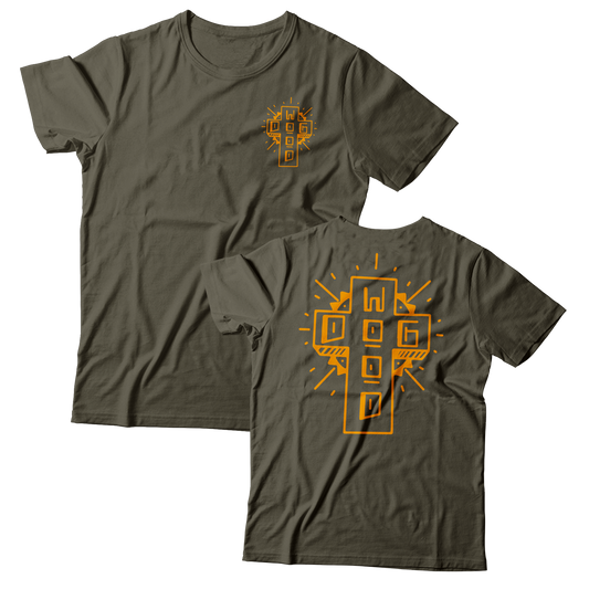 DOGWOOD - "Cross" (Military Green) (T-Shirt)