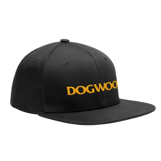 DOGWOOD - "Logo / Yellow" (Black) (Snapback Cap)