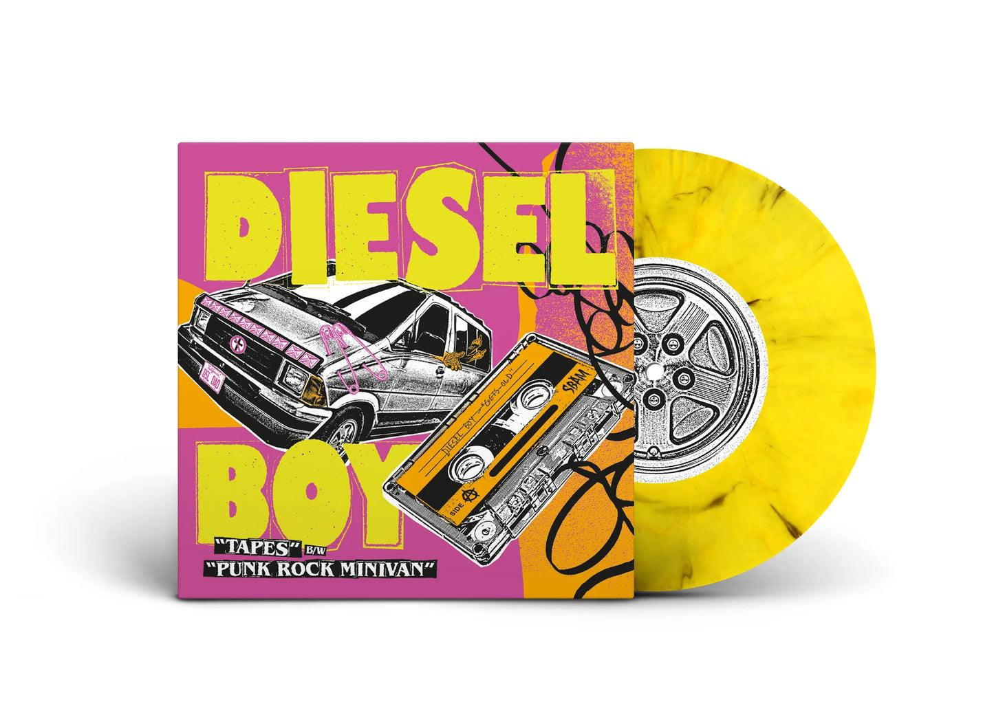 DIESEL BOY - "Tapes" (SBAM 151) (7")