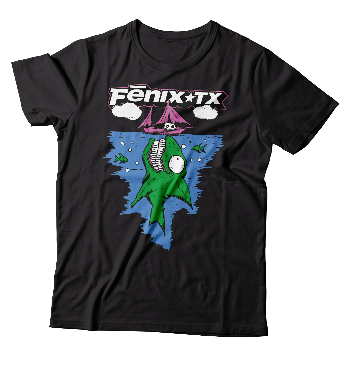 FENIX TX - "Big Fish" (Black) (T-Shirt)
