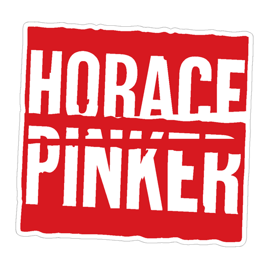 HORACE PINKER - "Red-Eyed Regular Logo" (Sticker)