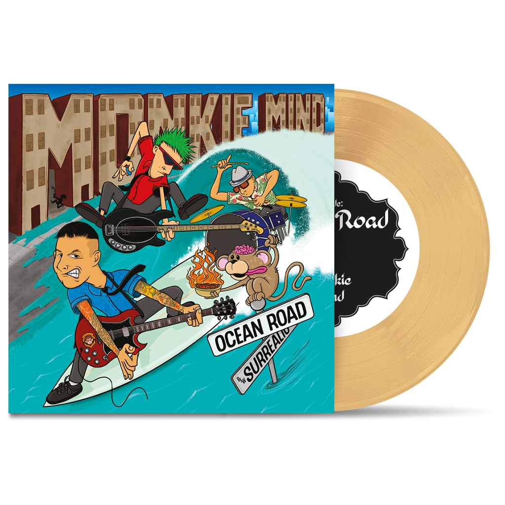 MONKIE MIND - "Ocean Road / Surrealio" (7")