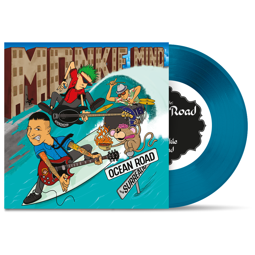 MONKIE MIND - "Ocean Road / Surrealio" (7")