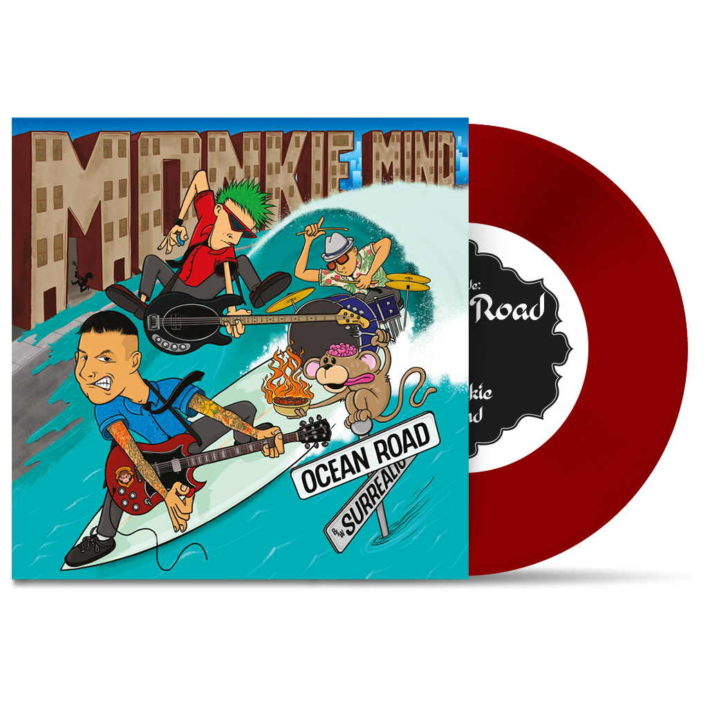 MONKIE MIND - "Ocean Road / Surrealio" (7")