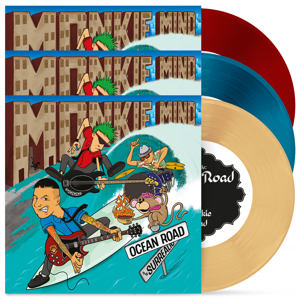 MONKIE MIND - "Ocean Road / Surrealio" (7")