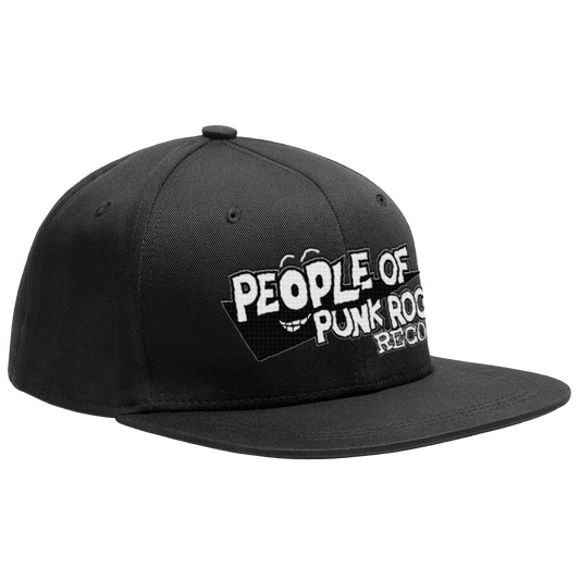 POPR Records - "Lookout Logo" (Black) (Snapback Cap)