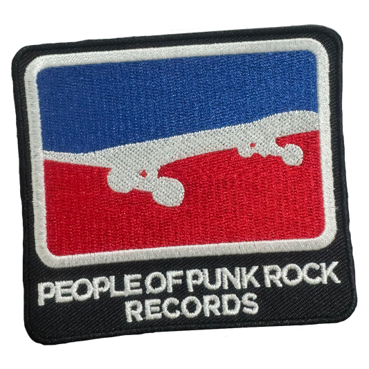 POPR Records - "Skateboard Logo 2025" (Embroidered Patch)