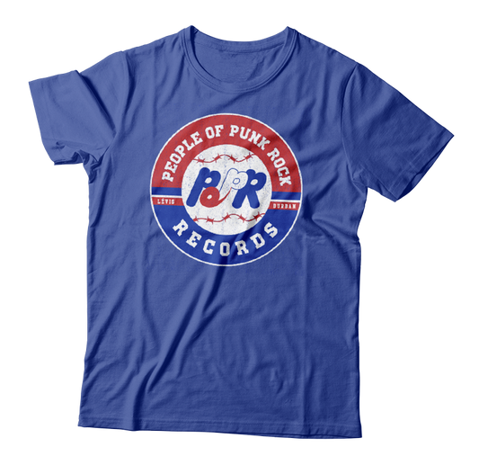 POPR Records - "Expos Logo" (Heather Blue) (T-Shirt)