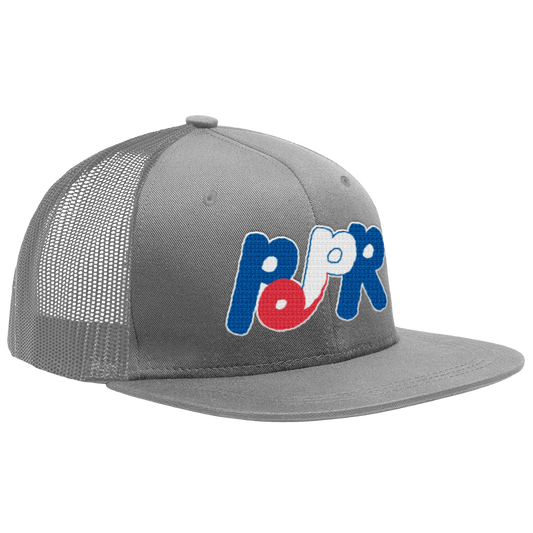 POPR Records - "Expos Logo" (Silver) (Trucker Cap)