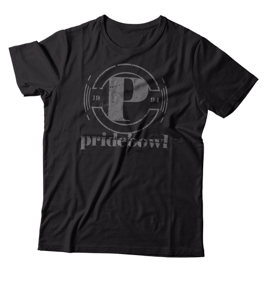 PRIDEBOWL - "P Logo" (Black) (T-Shirt)