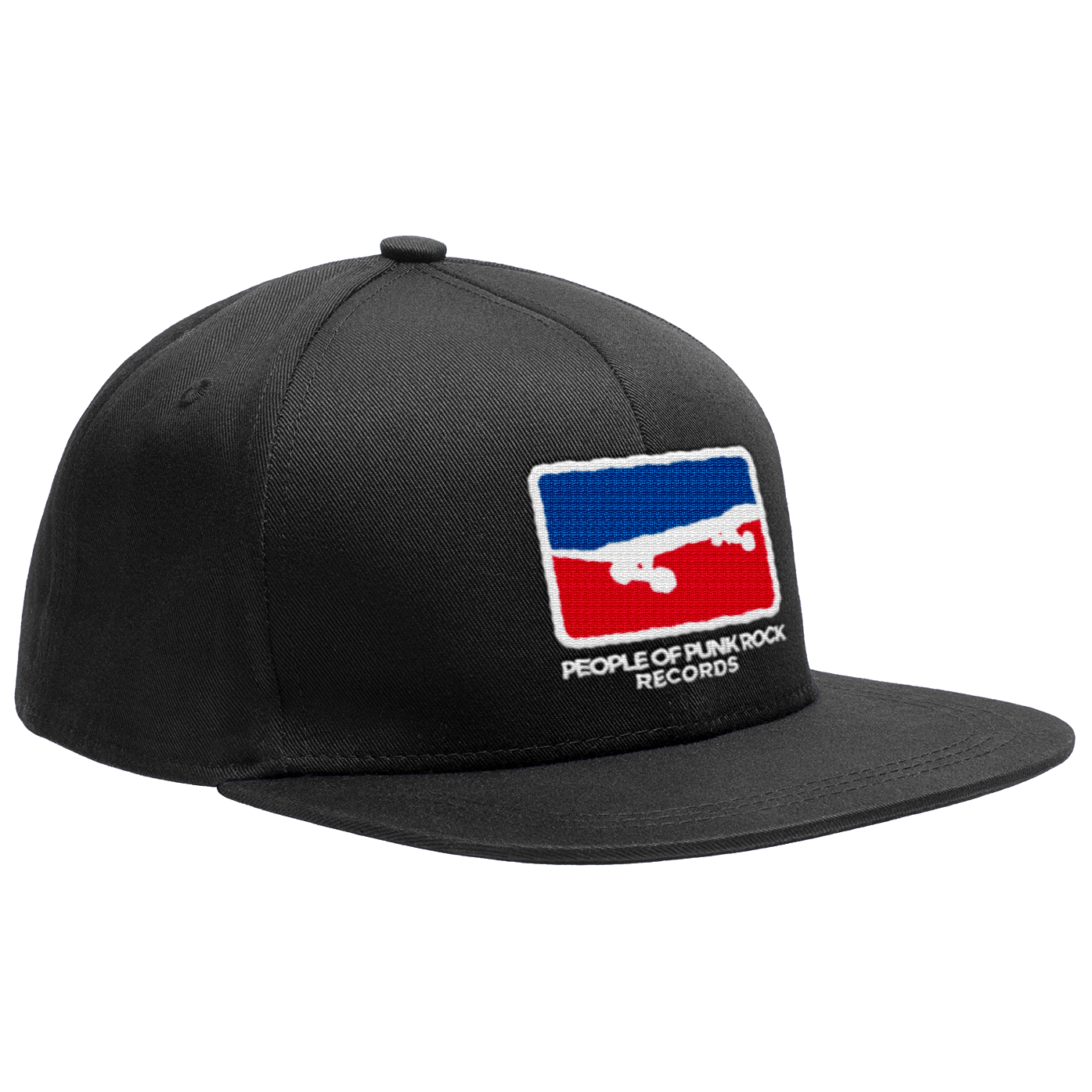 POPR Records - "Skateboard Logo 2025" (Black) (Snapback Cap)