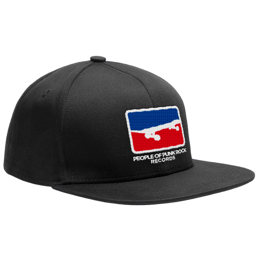 POPR Records - "Skateboard Logo 2025" (Black) (Snapback Cap)