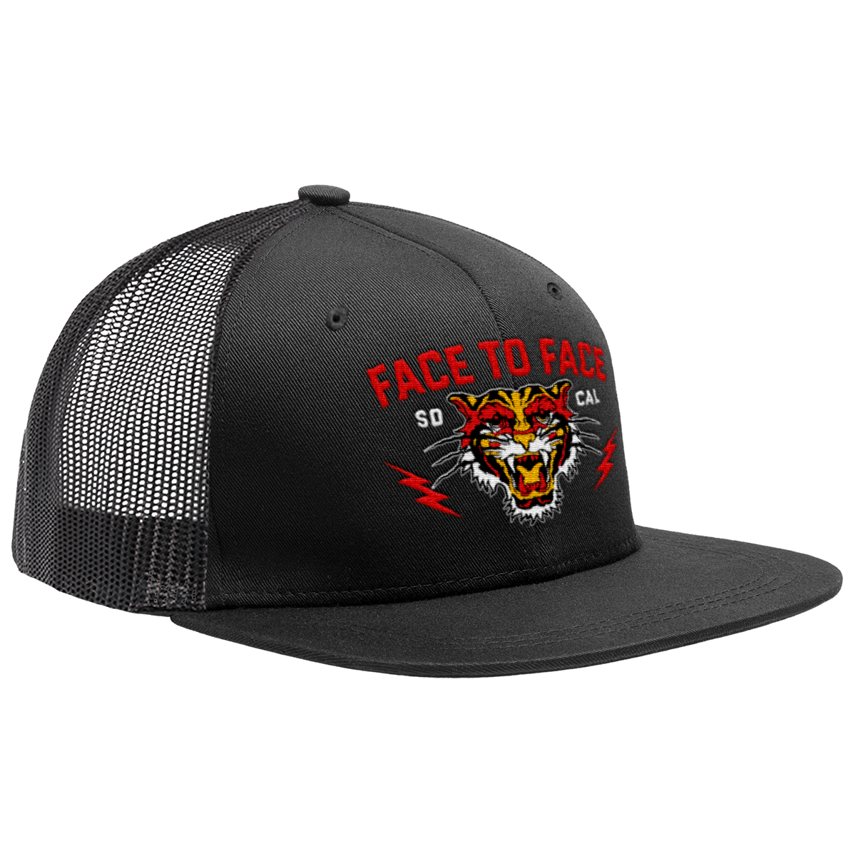 FACE TO FACE - "Tiger" (Black) (Trucker Cap)