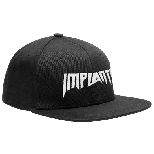 IMPLANTS - "Logo" (Black) (Snapback Cap)