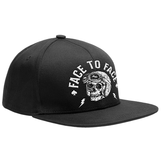 FACE TO FACE - "Biker Skull" (Black) (Snapback Cap)