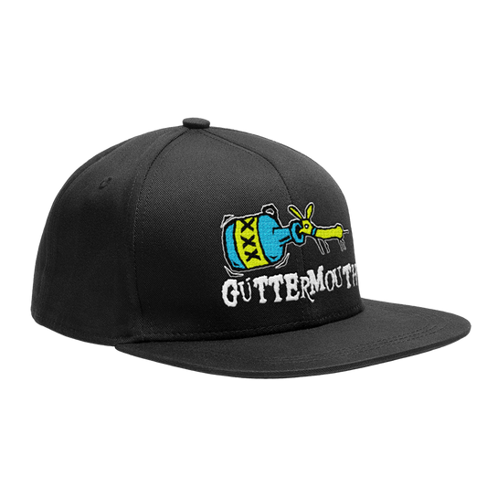 GUTTERMOUTH - "Tequila Worm" (Black) (Snapback Cap)