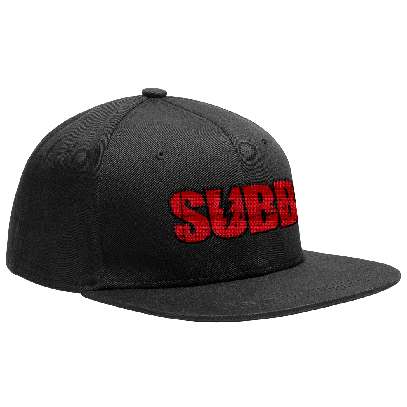 SUBB - "To This Beat Logo / Red" (Snapback Cap) (Black)