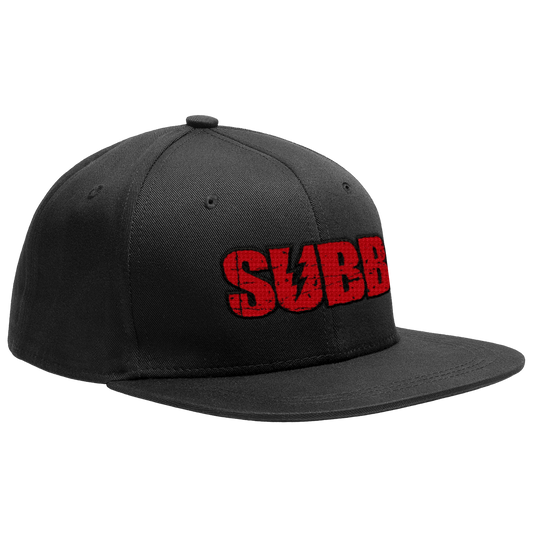 SUBB - "To This Beat Logo / Red" (Snapback Cap) (Black)