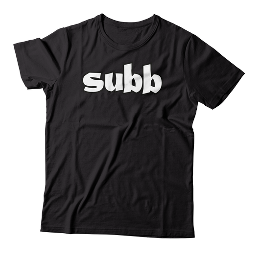 SUBB - "Original Logo" (Black) (T-Shirt)