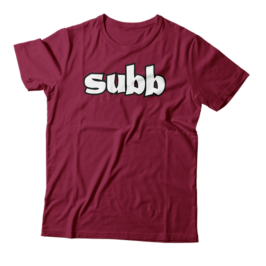 SUBB - "Original Logo" (Maroon) (T-Shirt)