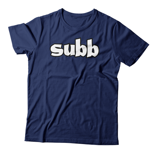 SUBB - "Original Logo" (Navy Blue) (T-Shirt)