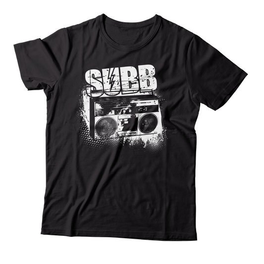 SUBB - "Radio" (Front Only) (Black) (T-Shirt)
