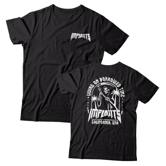 IMPLANTS - "Reaper" (Front & Back) (Black) (T-Shirt)