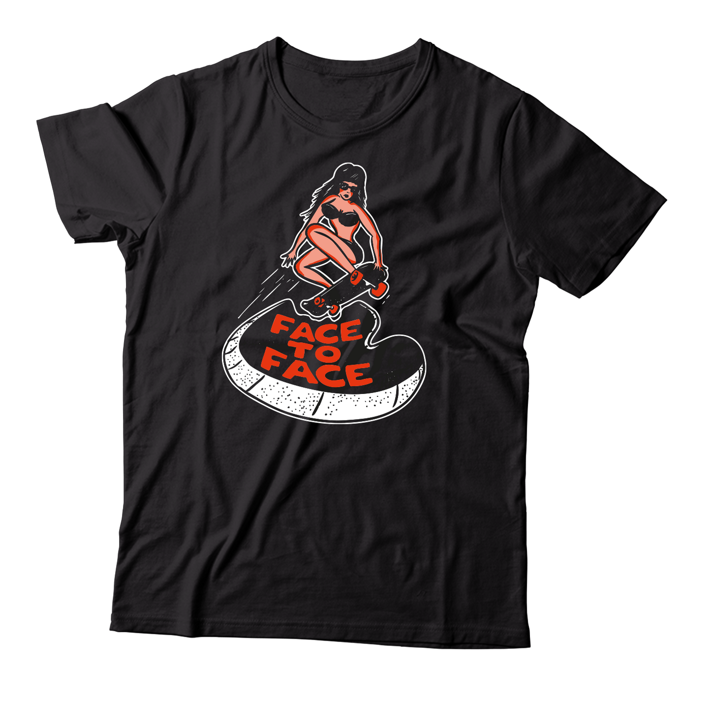 FACE TO FACE - "Skater Girl" (Black) (T-Shirt)