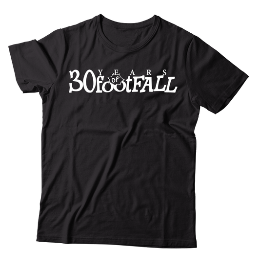 30footFALL - "30 Years" (Black) (T-Shirt)