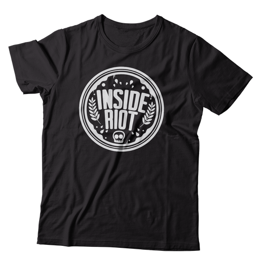 INSIDE RIOT - "Skully Logo" (Black) (T-Shirt)