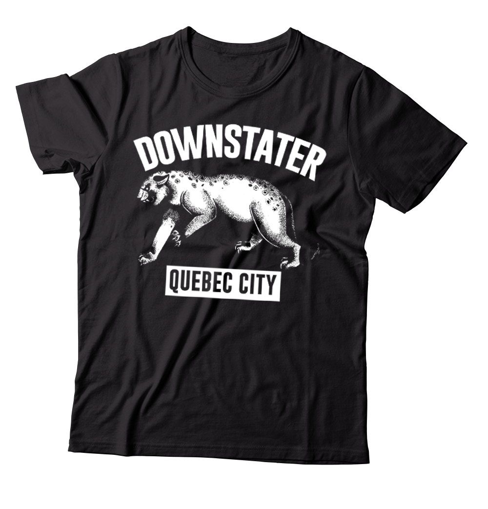 DOWNSTATER - "Jaguar" (Black) (T-Shirt)