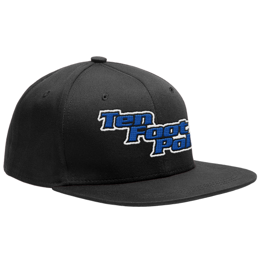 TEN FOOT POLE - "Logo / Blue" (Black) (Snapback Cap)
