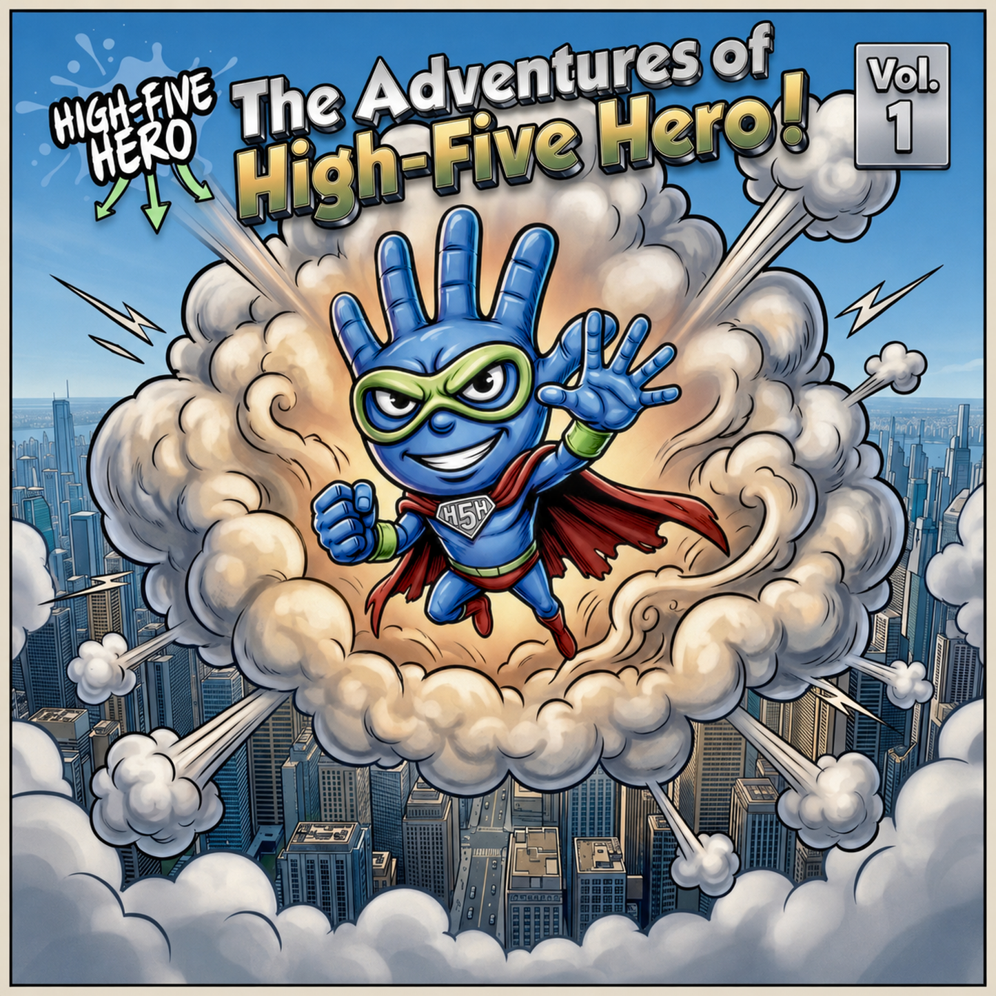 HIGH-FIVE HERO - "The Adventures of High-Five Hero (Vol. 1)" (Digital Download)