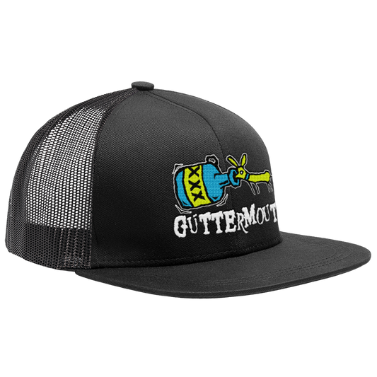GUTTERMOUTH - "Tequila Worm" (Black) (Trucker Cap)