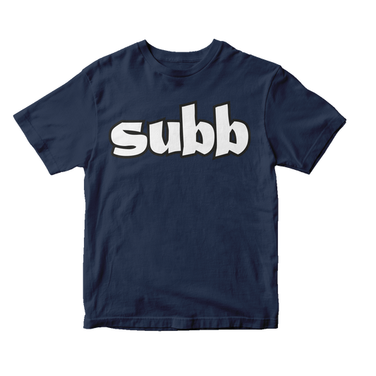 SUBB - "Original Logo" (Deep Navy Blue) (Youth T-Shirt)