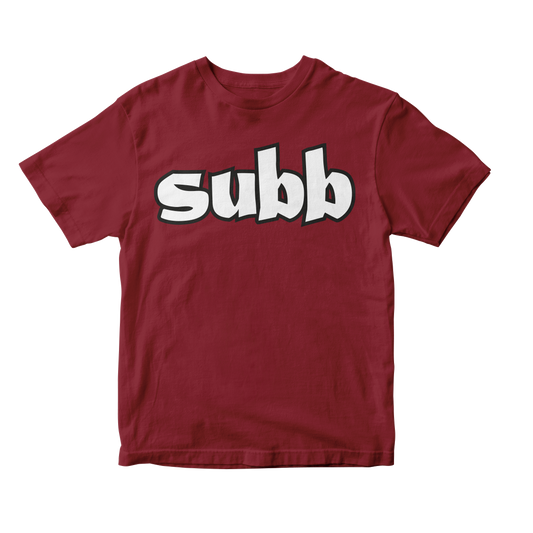 SUBB - "Original Logo" (Cardinal Red) (Youth T-Shirt)