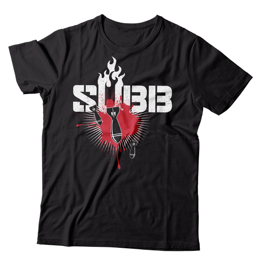 SUBB - "Bombs" (Front Only) (Black) (T-Shirt)