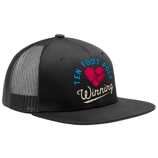 TEN FOOT POLE - "Winning Heart" (Black) (Trucker Cap)