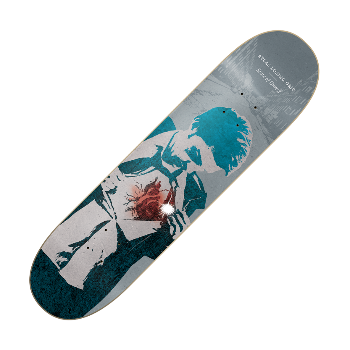 ATLAS LOSING GRIP - "State Of Unrest" (Skateboard Deck)