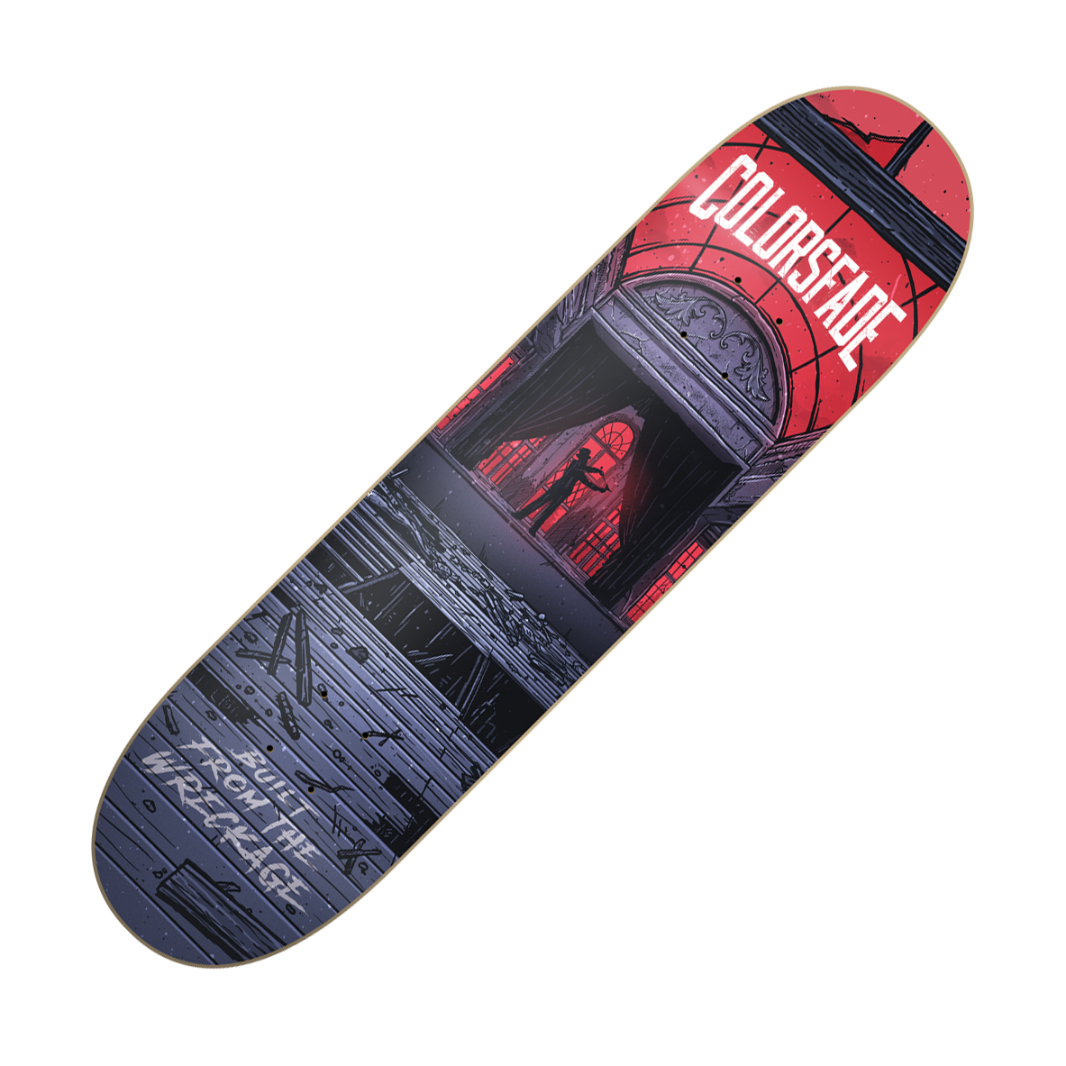 COLORSFADE - "Built From The Wreckage" (Skateboard Deck)