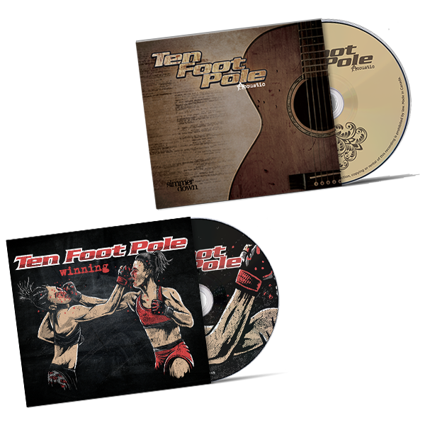 TEN FOOT POLE - "Winning" (CD) (Second Pressing)