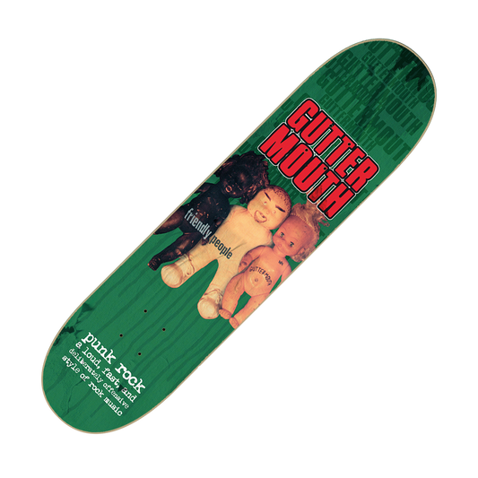 GUTTERMOUTH - "Friendly People" (Skateboard Deck)
