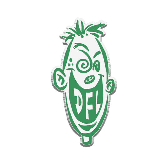 DFL - "Knucklehead" (Green on White) (Enamel Lapel Pin) (Copy)
